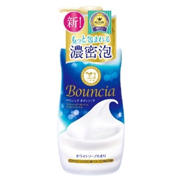 バウンシア ボディソープ ホワイトソープの香り 本体 480ml バウンシア Bouncia 牛乳石鹸