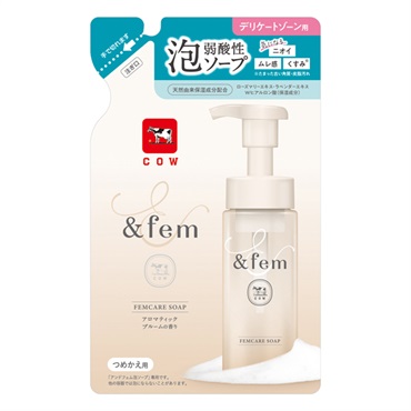 アンドフェム フェムケア 泡ソープ つめかえ用 150ml ＆fem 牛乳石鹸共進社