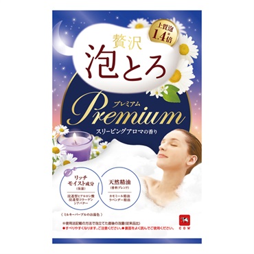 お湯物語 贅沢泡とろ プレミアム 入浴料 40g 牛乳石鹸共進社 | イオン