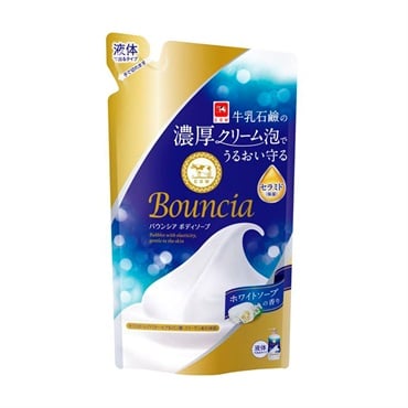 バウンシア ボディソープ ホワイトソープの香り 詰替  340ml Bouncia 牛乳石鹸