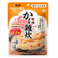 やさしい献立② キユーピー(かに雑炊 100g)