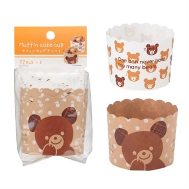 貝印　紙製マフィンケーキカップ　12個セット