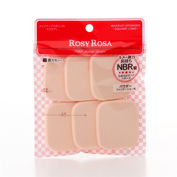 ロージーローザ スポンジ N スクエア L 6個 ロージーローザ ROSY ROSA