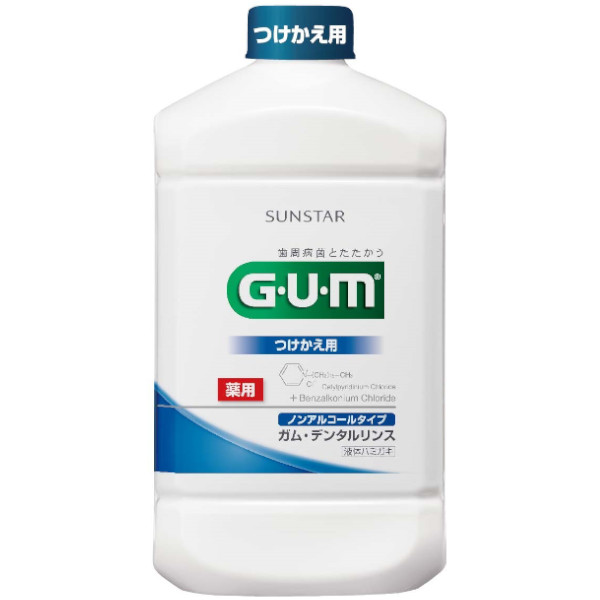 サンスター G・U・M（ガム）デンタルリンス 液体ハミガキ 【医薬部外品】(ノンアルコール960ml)