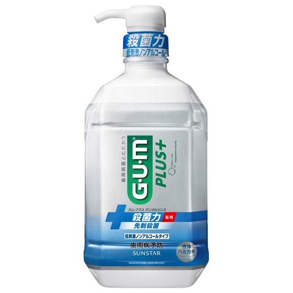 ガム プラス デンタルリン低刺激ノンアルコールタイプ 900ml ガム G・U・M サンスター 【医薬部外品】(900ml)