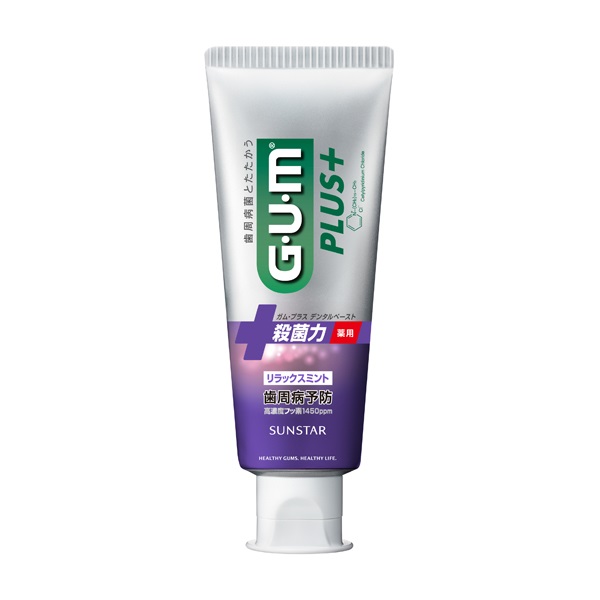 ガム・プラス デンタルペースト リラックスミント 120g G・U・M サンスター 【医薬部外品】(120g)