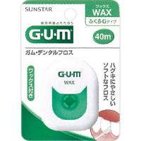 ガム デンタルフロス ふくらむタイプ 40m ガム G・U・M サンスター(ワックス)