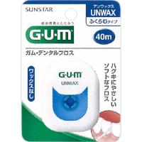 ガム デンタルフロス ふくらむタイプ 40m ガム G・U・M サンスター(アンワックス)