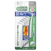 ガム・歯間ブラシ L字型 10P(SSSサイズ)