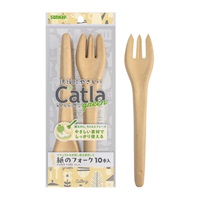 カトラグリーン 16cm 10本 Catla green サンナップ(ペーパーフォーク)
