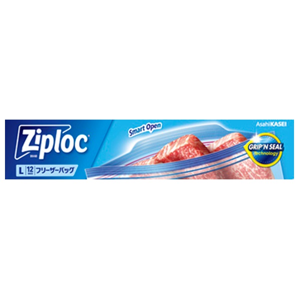 ジップロック フリーザーバッグ L 12枚入り ジップロック Ziploc