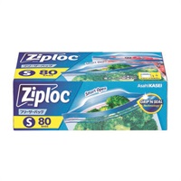 ジップロック フリーザーバッグ S 80枚 ジップロック Ziploc 旭化成ホームプロダクツ(80マイ)