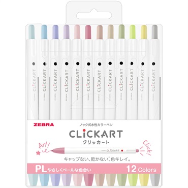 ゼブラ クリッカート 12色セットDKWYSS22(12CPL)