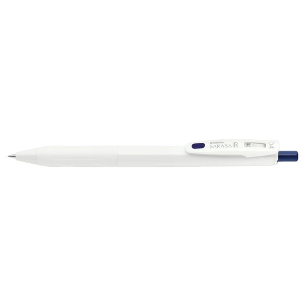 サラサ R ゲルインクボールペン(白/ブルーブラック-0.4mm)