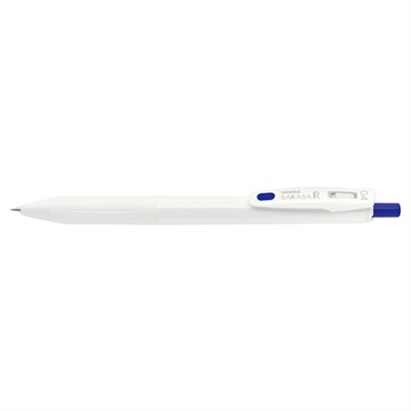 サラサ R ゲルインクボールペン(白/青-0.4mm)