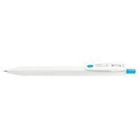 サラサ R ゲルインクボールペン(白/スカイブルー-0.4mm)