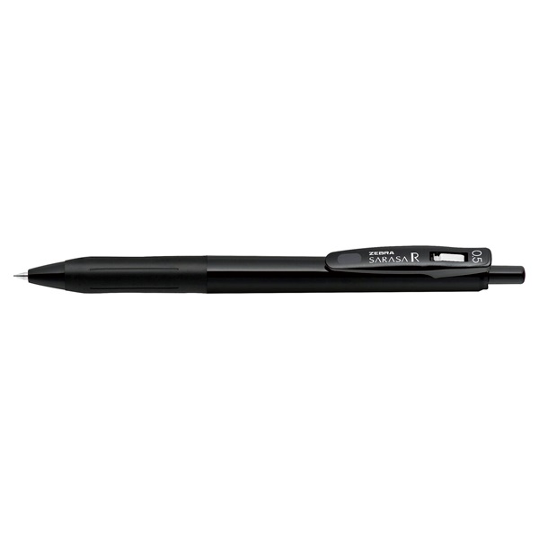 サラサ R ゲルインクボールペン(黒/黒-0.5mm)