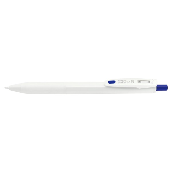 サラサ R ゲルインクボールペン(白/青-0.5mm)