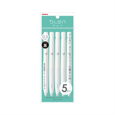 ブレン 0.5mm 白/黒インク 5本入 | イオンスタイルオンライン 衣料品