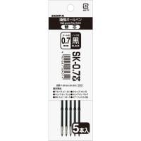 ゼブラ 油性 ボールペン 替芯 多機能 0.7 黒 5本入(4901681584314)