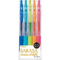 ゼブラ サラサ SARASA 水性 カラーペン 0.5 5色セット 中字 | イオン
