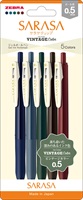 ゼブラ　SARASA　サラサクリップ０．５　ＶＩ　５色セット(５色セット)