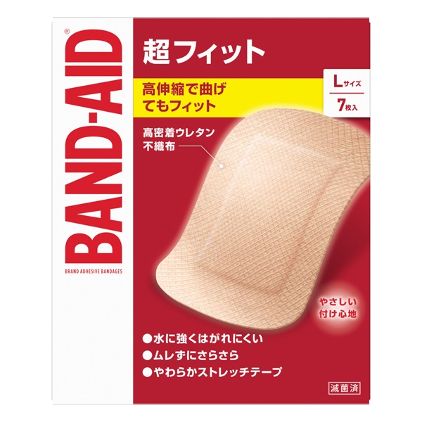 バンドエイド 超フィット Lサイズ 7枚 バンドエイド BAND‐AID Kenvue