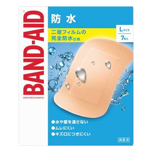 バンドエイド 防水 Lサイズ 7枚 バンドエイド BAND‐AID Kenvue