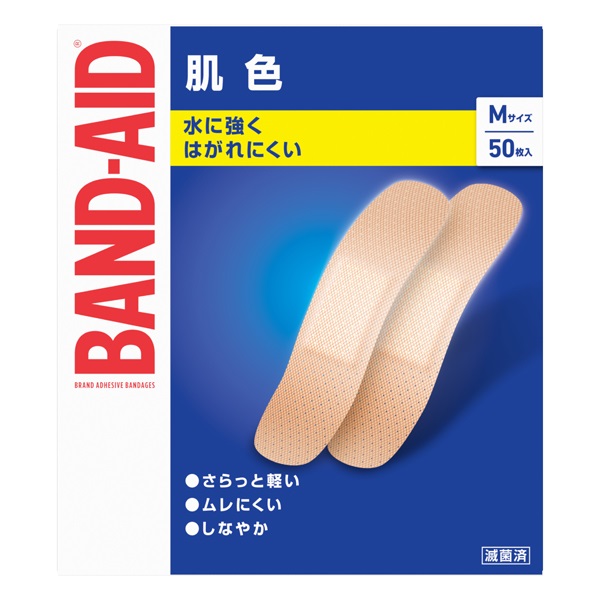バンドエイド 肌色 Mサイズ 50枚 バンドエイド BAND‐AID Kenvue(50枚)