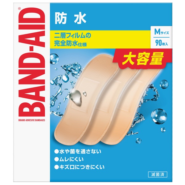 バンドエイド 防水 Mサイズ 90枚 BAND‐AID Kenvue | イオンスタイル