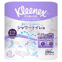 クリネックス トイレットペーパー 長持ち シャワートイレ用 8ロール 35m クリネックス Kleenex 日本製紙クレシア(３５ｍ８ロール)