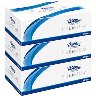 クリネックス ティシュー プレミアム 160組3個 クリネックス Kleenex 日本製紙クレシア