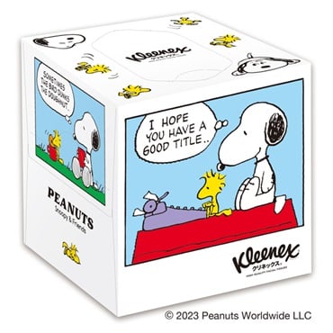 クリネックス ティシュー スヌーピー 80組 クリネックス Kleenex 日本製紙クレシア