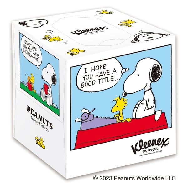 クリネックス ティシュー スヌーピー 80組 クリネックス Kleenex 日本製紙クレシア(80組)