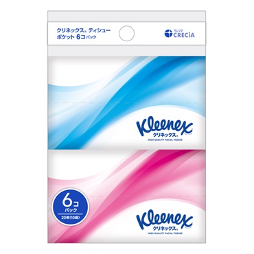 クリネックス ティシュー ポケット 10組6個 クリネックス Kleenex 日本製紙クレシア
