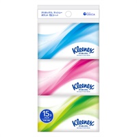 クリネックス ティシュー ポケット 10組15個 クリネックス Kleenex 日本製紙クレシア(15パック)