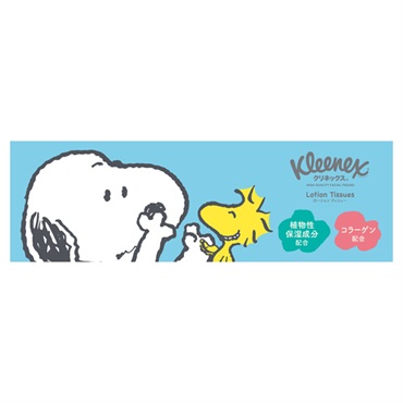 クリネックス ティシュー ローション スヌーピー 180組 クリネックス Kleenex 日本製紙クレシア