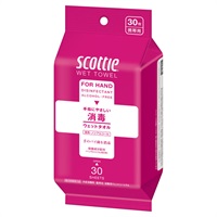 スコッティ ウェットタオル 消毒 ノンアルコールタイプ 30枚(30枚)
