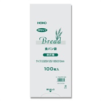 シモジマ　ＰＰ食パン袋　100枚入　HEIKO(半斤用)