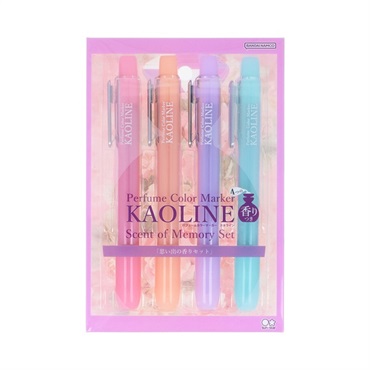 パフュームカラーマーカー KAOLINE（カオライン） 4本セット