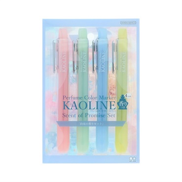 パフュームカラーマーカー KAOLINE（カオライン） 4本セット(セントオブプロミス)