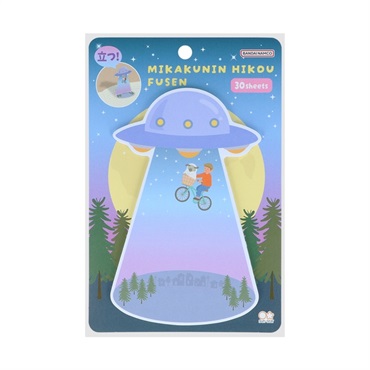 未確認飛行ふせん(自転車)