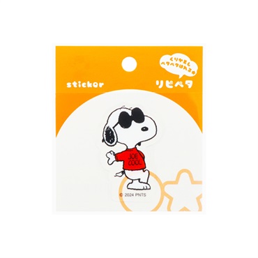 ステッカー リピペタ PEANUTS スヌーピー(ジョー・クール)