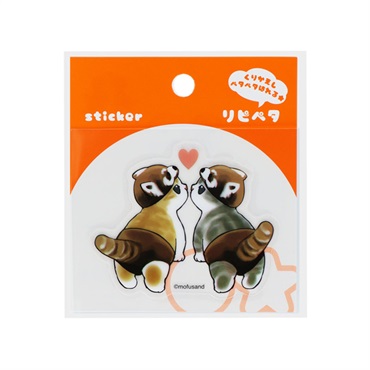 ステッカー リピペタ mofusand(レッサーパンダ)