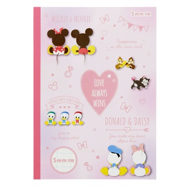 B5 5mm方眼 ジュニア学習帳/ディズニー キューティヒップ | イオン