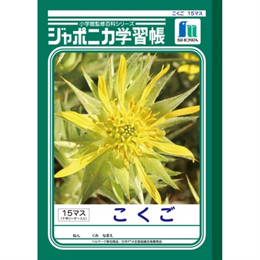 ジャポニカ学習帳 こくご 15マス十字リーダー入り セミB5