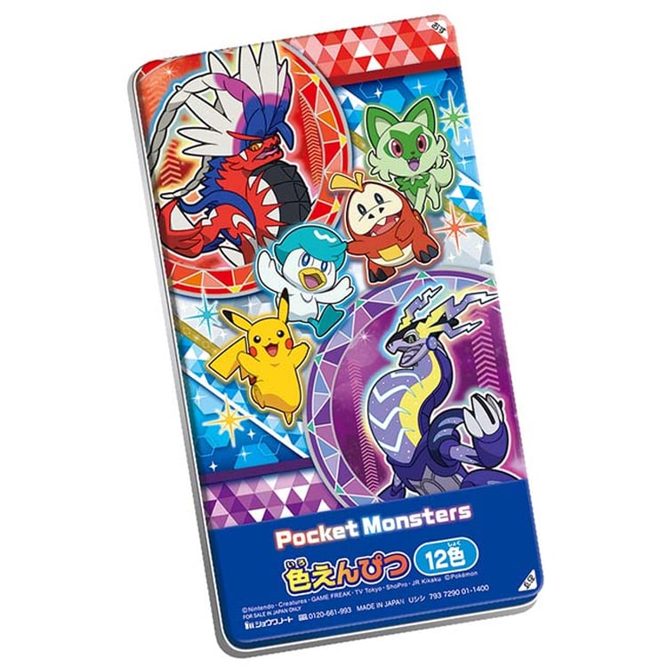 ポケモン30体(金属製) 色えんぴつ12色 ポケモン | イオンスタイルオンライン 衣料品・暮らし