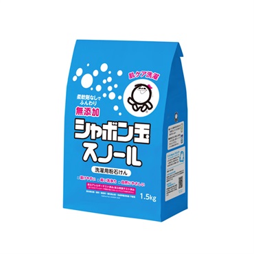 シャボン玉 スノール 洗濯用粉石けん 1.5kg シャボン玉販売