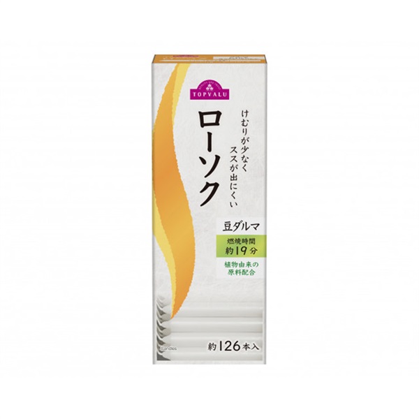 けむりが少なくススが出にくいローソク  トップバリュ(豆ダルマ)