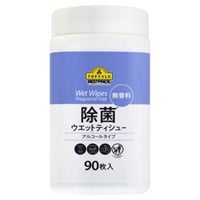 除菌ウエットティシュー アルコール 本体 90枚    トップバリュベストプライス(90枚入)